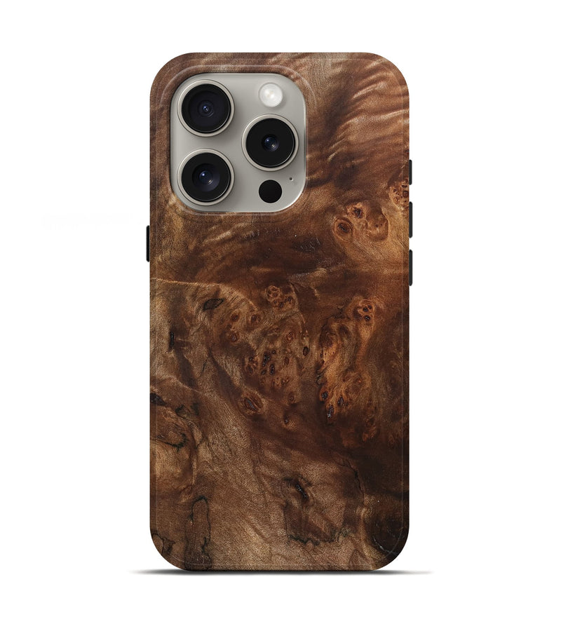 iPhone 16 Pro Wood Live Edge Phone Case - Zackery (Wood Burl, 821911)