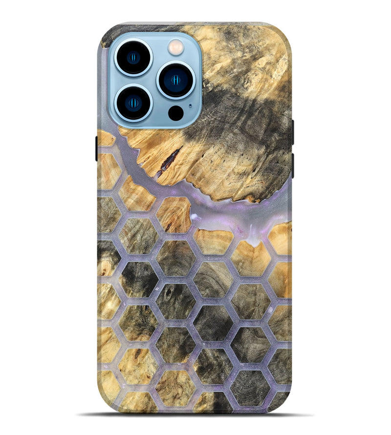 iPhone 14 Pro Max Wood Live Edge Phone Case - Shane (Pattern, 821912)