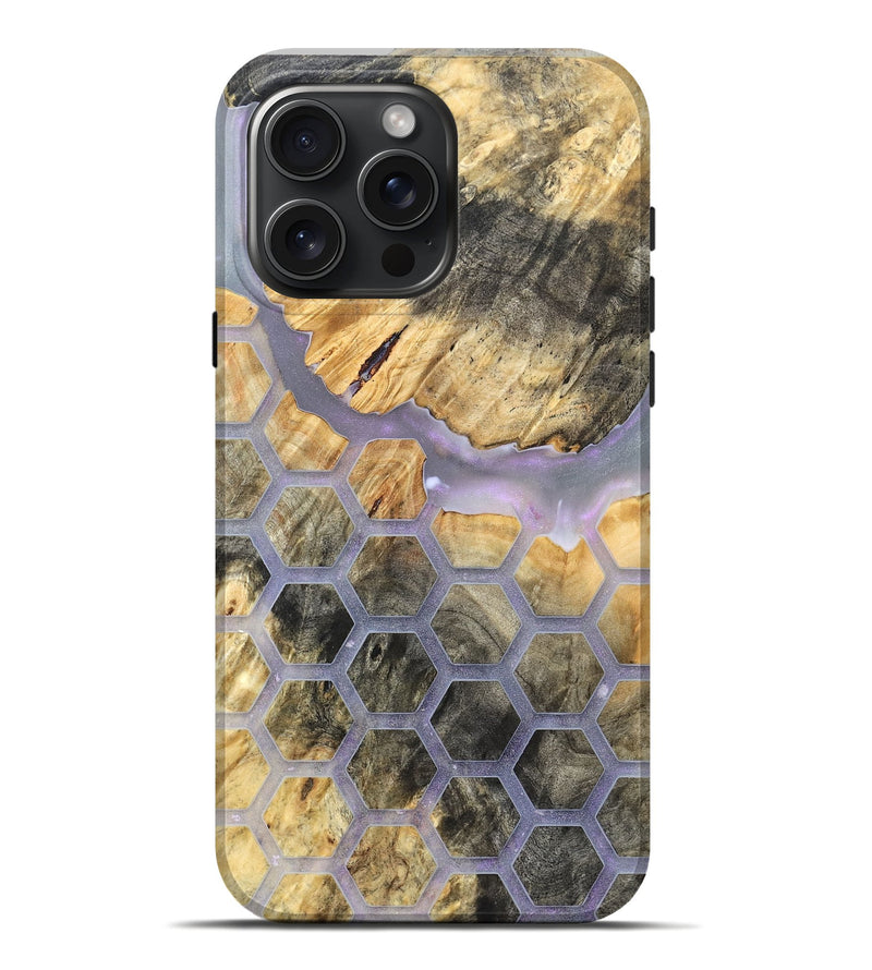 iPhone 16 Pro Max Wood Live Edge Phone Case - Shane (Pattern, 821912)