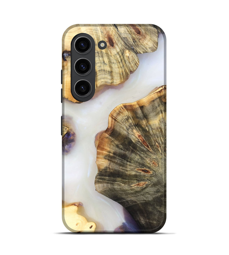 Galaxy S23 Wood Live Edge Phone Case - Ryan (Clear, 821913)