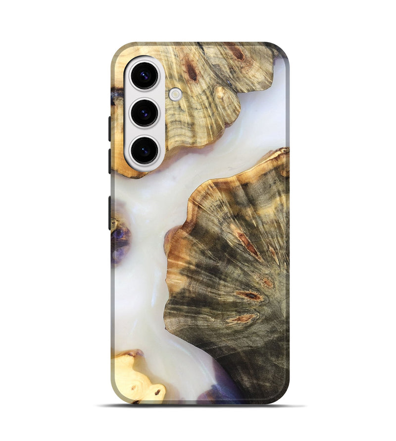 Galaxy S25 Wood Live Edge Phone Case - Ryan (Clear, 821913)