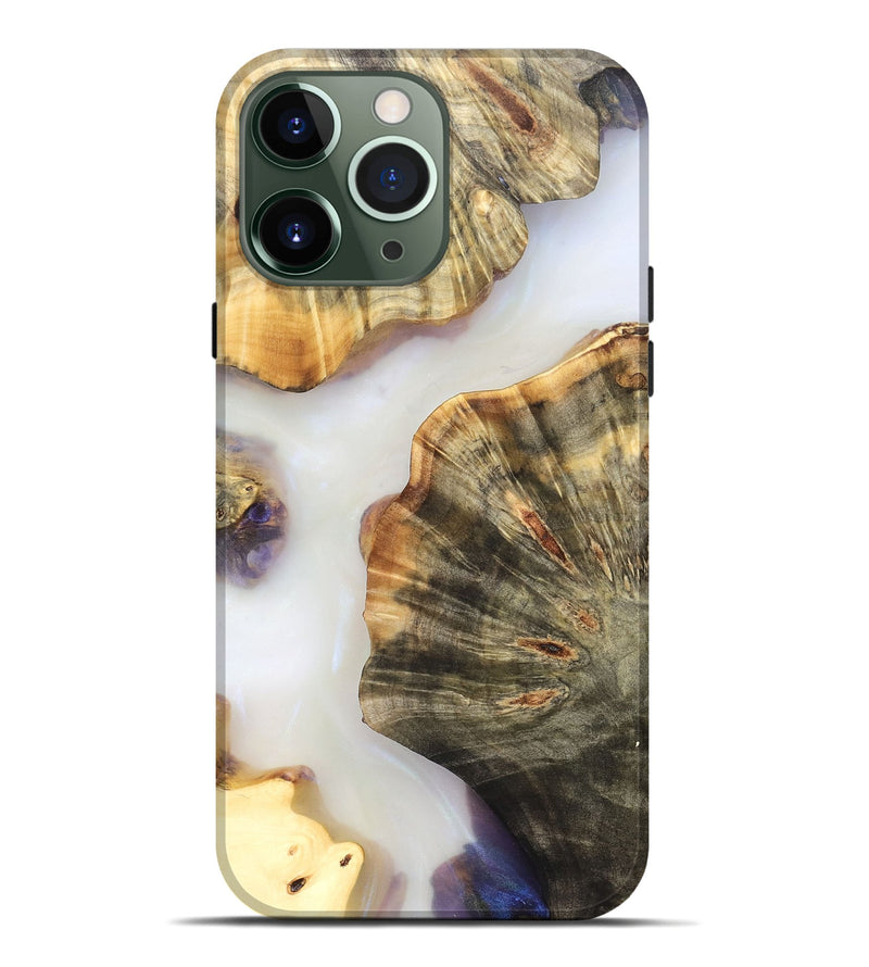 iPhone 13 Pro Max Wood Live Edge Phone Case - Ryan (Clear, 821913)