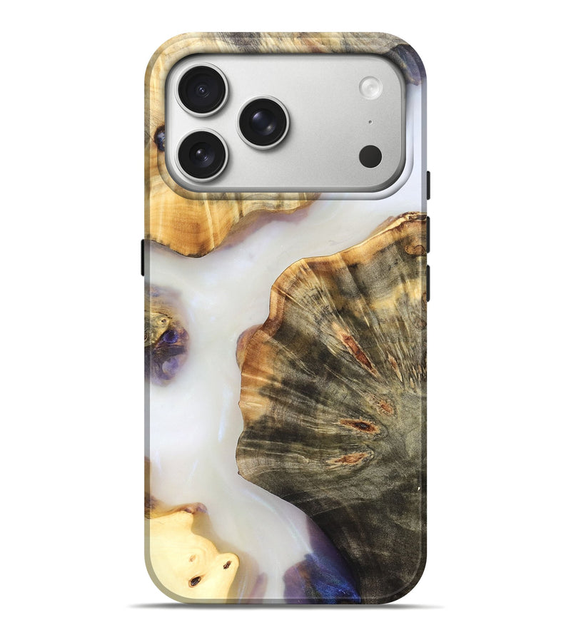 iPhone 17 Pro Max Wood Live Edge Phone Case - Ryan (Clear, 821913)