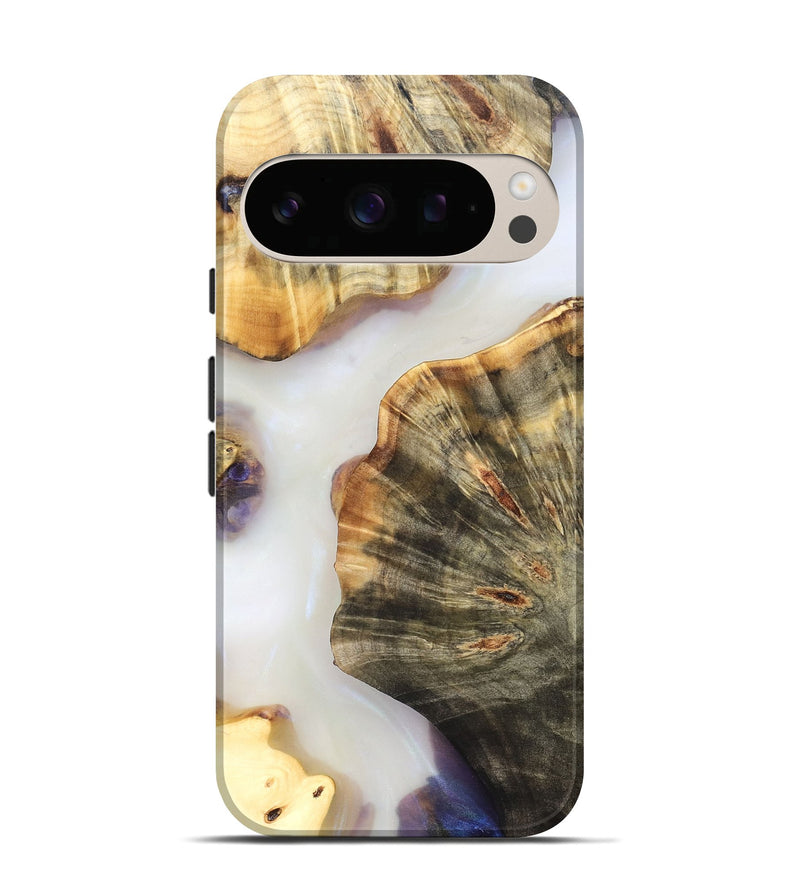 Pixel 10 Pro Wood Live Edge Phone Case - Ryan (Clear, 821913)