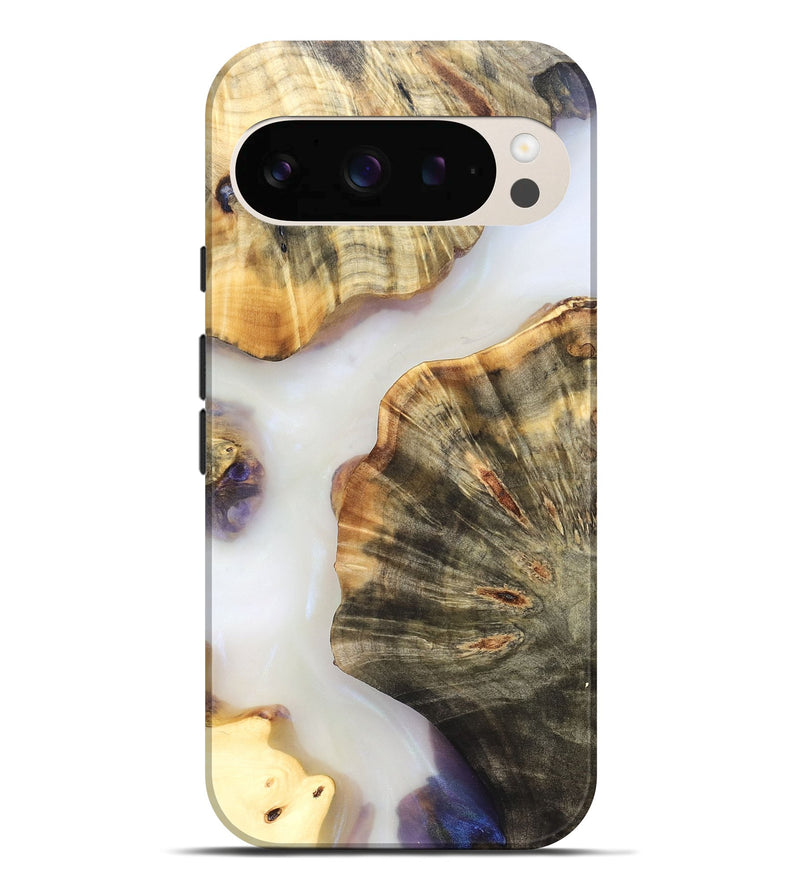 Pixel 10 Pro XL Wood Live Edge Phone Case - Ryan (Clear, 821913)
