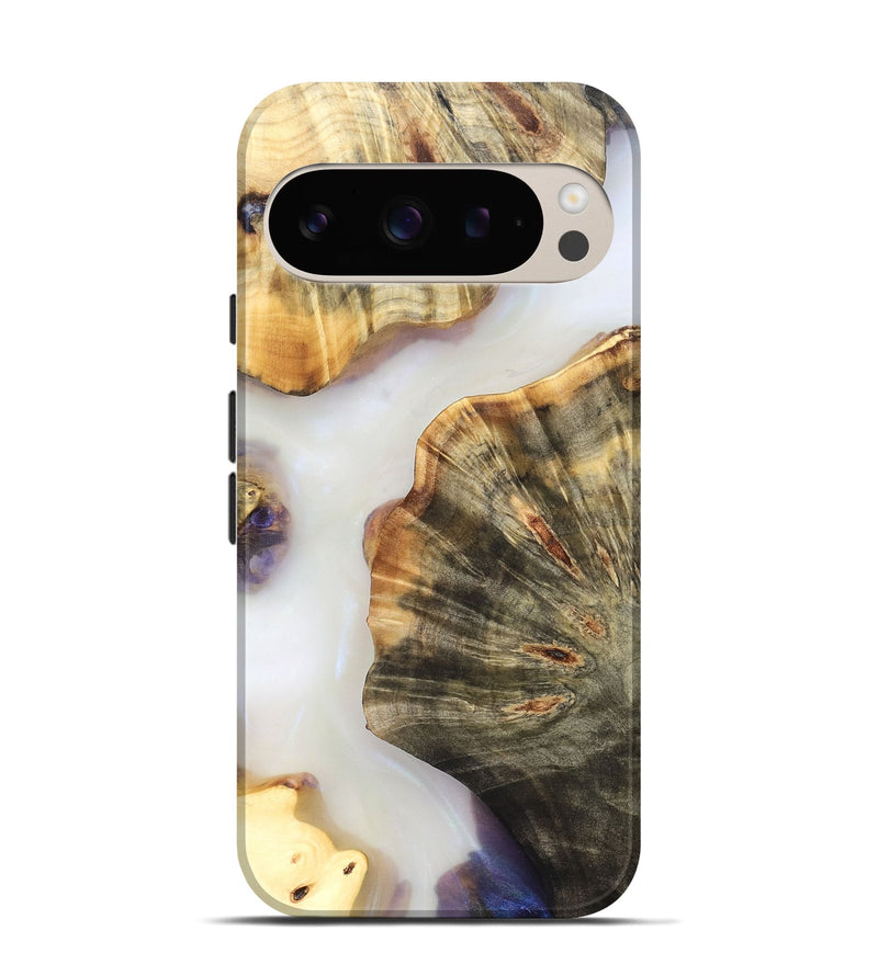 Pixel 9 Pro Wood Live Edge Phone Case - Ryan (Clear, 821913)