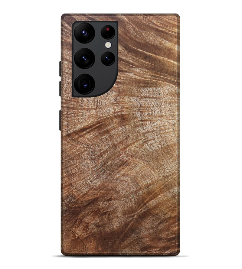 Galaxy S22 Ultra Wood Live Edge Phone Case - Araceli (Wood Burl, 821914)