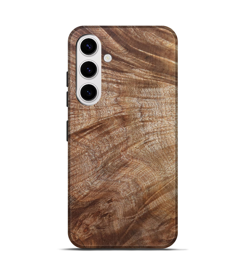 Galaxy S25 Wood Live Edge Phone Case - Araceli (Wood Burl, 821914)