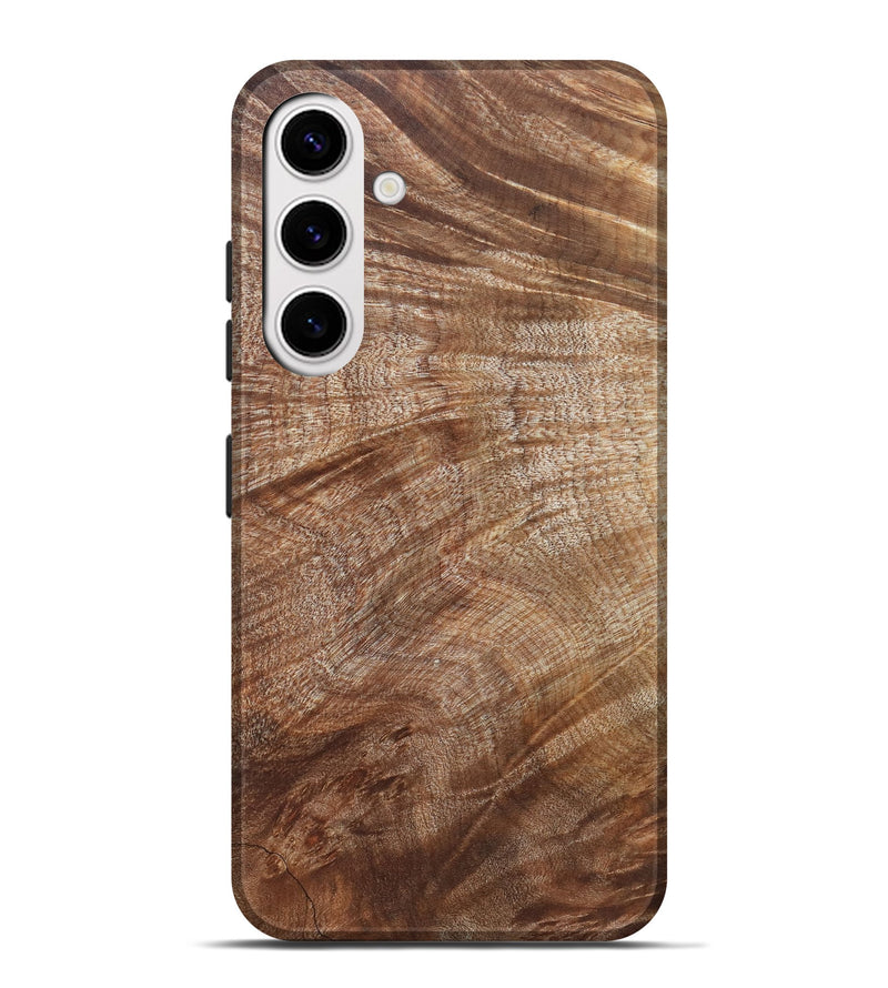 Galaxy S25 Plus Wood Live Edge Phone Case - Araceli (Wood Burl, 821914)