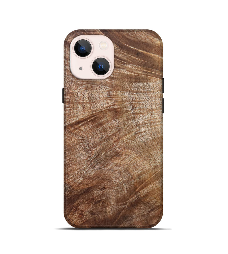 iPhone 13 mini Wood Live Edge Phone Case - Araceli (Wood Burl, 821914)