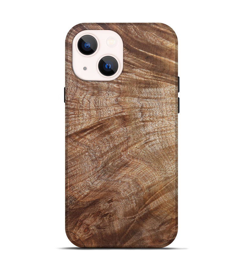 iPhone 14 Wood Live Edge Phone Case - Araceli (Wood Burl, 821914)