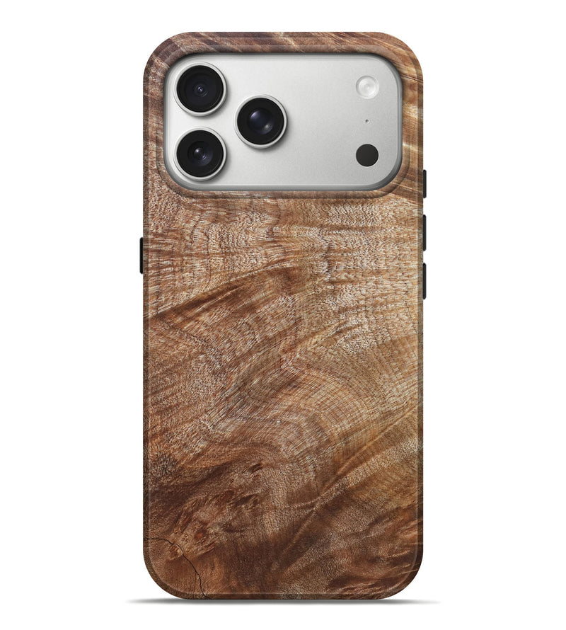 iPhone 17 Pro Max Wood Live Edge Phone Case - Araceli (Wood Burl, 821914)