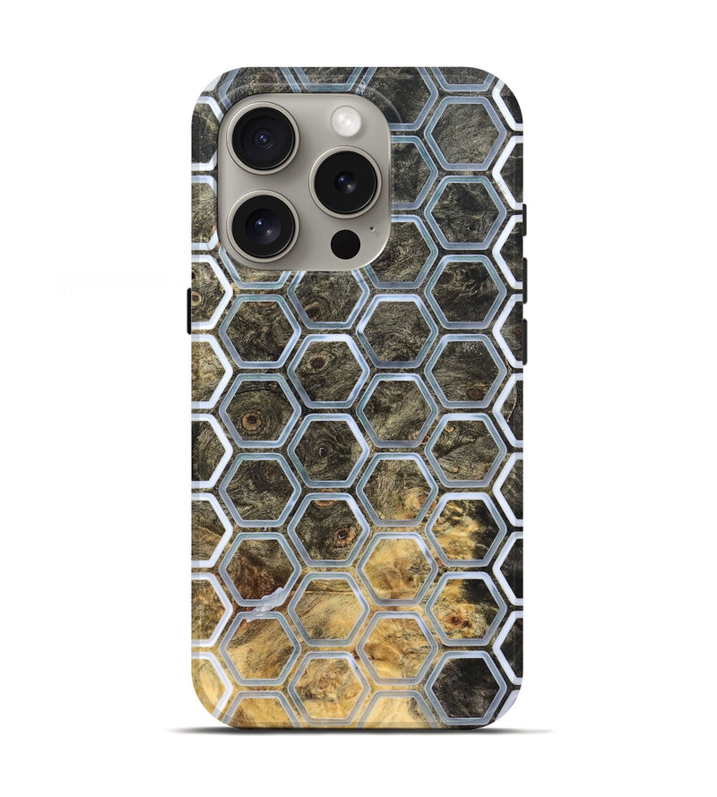 iPhone 16 Pro Wood Live Edge Phone Case - Jocelyn (Pattern, 821916)