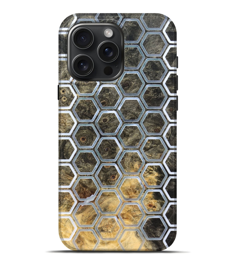 iPhone 16 Pro Max Wood Live Edge Phone Case - Jocelyn (Pattern, 821916)