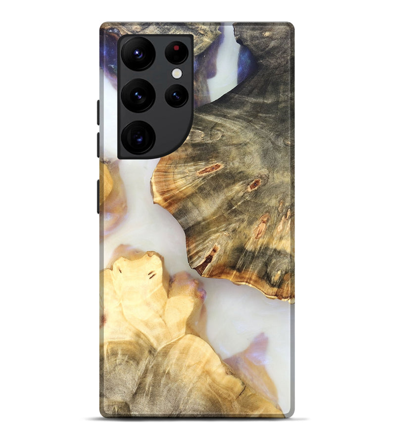 Galaxy S22 Ultra Wood Live Edge Phone Case - Bobby (Clear, 821917)