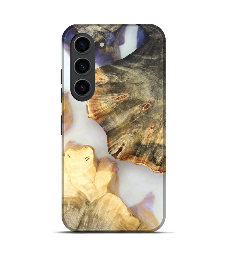 Galaxy S23 Wood Live Edge Phone Case - Bobby (Clear, 821917)