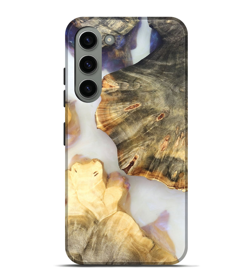 Galaxy S23 Plus Wood Live Edge Phone Case - Bobby (Clear, 821917)