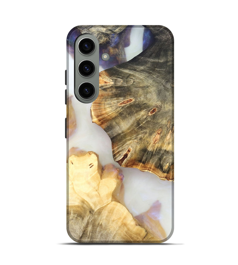 Galaxy S24 Wood Live Edge Phone Case - Bobby (Clear, 821917)