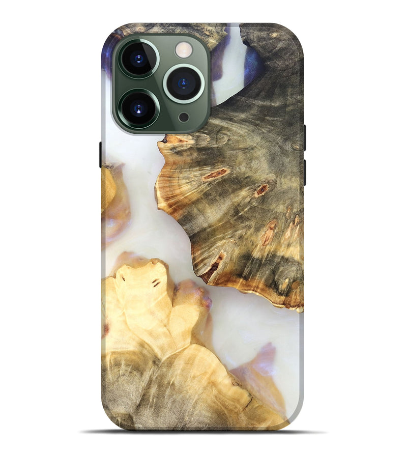 iPhone 13 Pro Max Wood Live Edge Phone Case - Bobby (Clear, 821917)