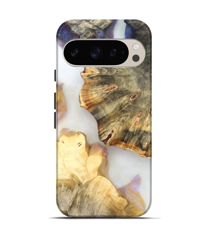 Pixel 9 Wood Live Edge Phone Case - Bobby (Clear, 821917)