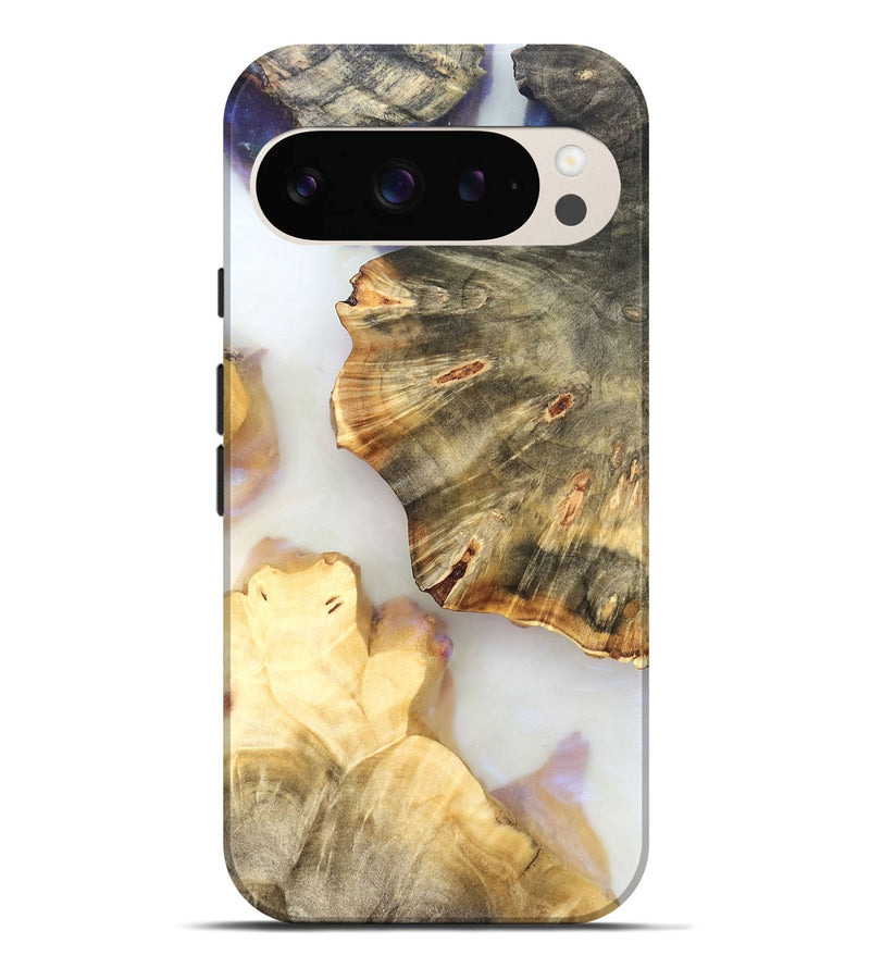 Pixel 9 Pro XL Wood Live Edge Phone Case - Bobby (Clear, 821917)