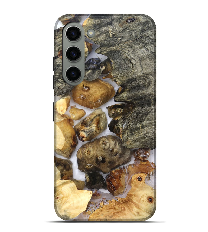 Galaxy S23 Plus Wood Live Edge Phone Case - Elenora (Clear, 821918)