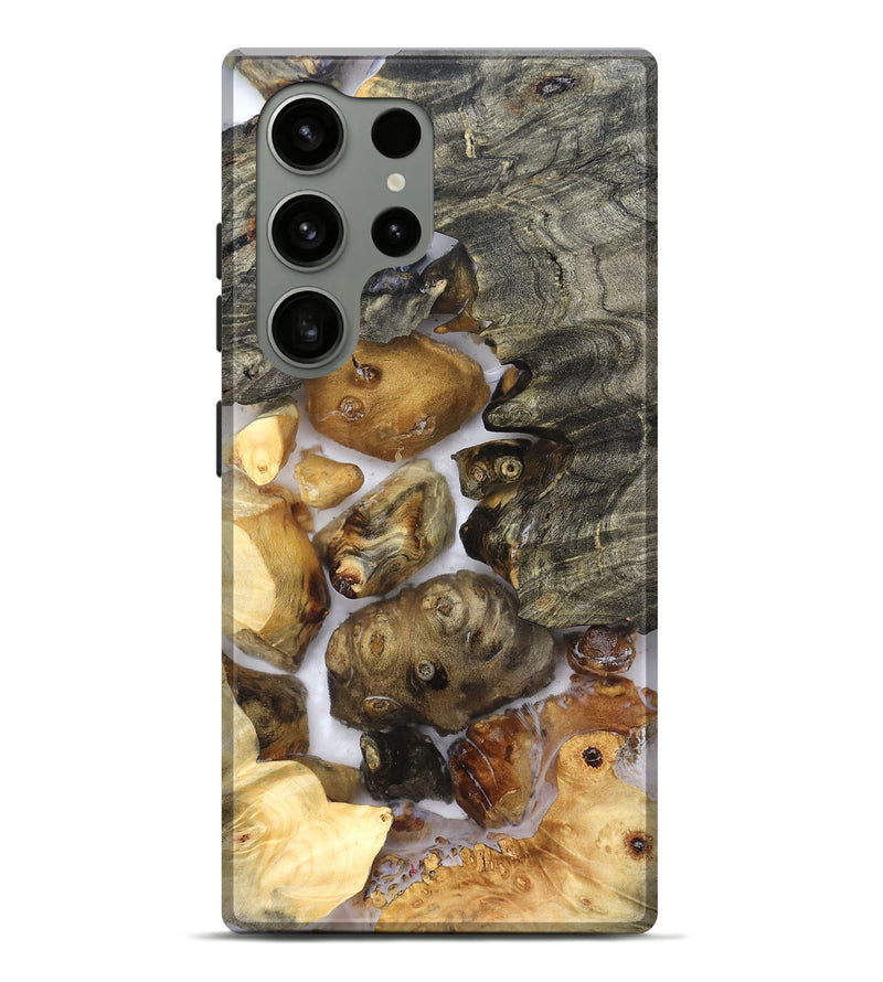 Galaxy S24 Ultra Wood Live Edge Phone Case - Elenora (Clear, 821918)