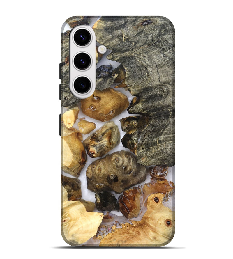 Galaxy S25 Plus Wood Live Edge Phone Case - Elenora (Clear, 821918)