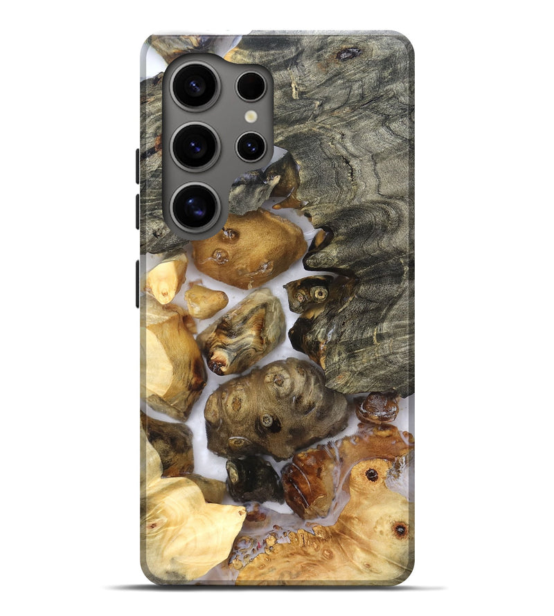 Galaxy S25 Ultra Wood Live Edge Phone Case - Elenora (Clear, 821918)