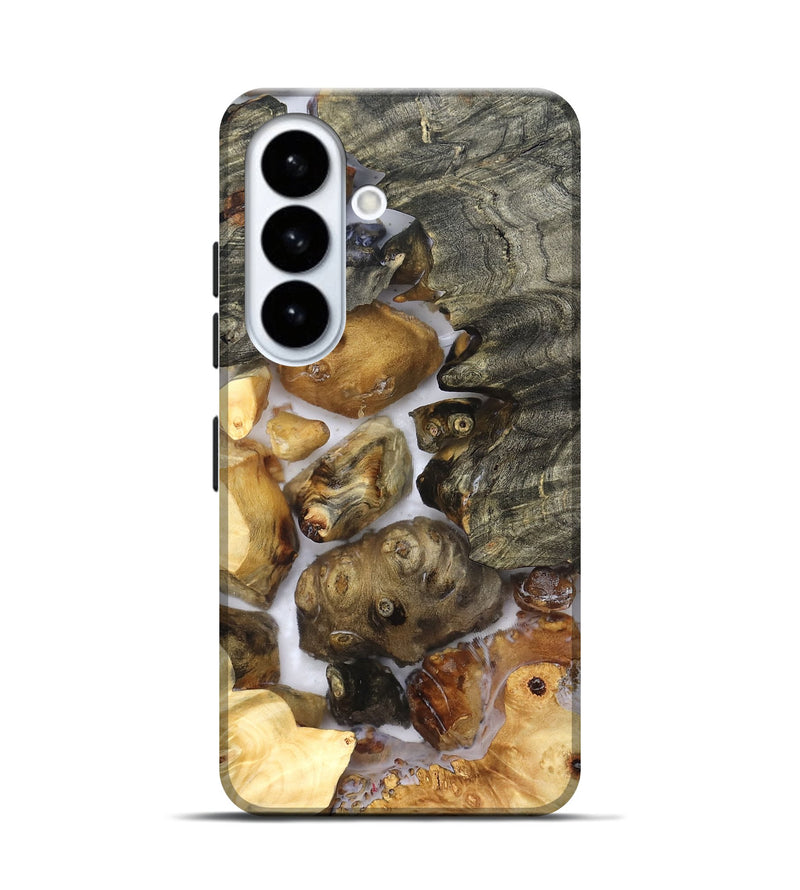 Galaxy S26 Wood Live Edge Phone Case - Elenora (Clear, 821918)
