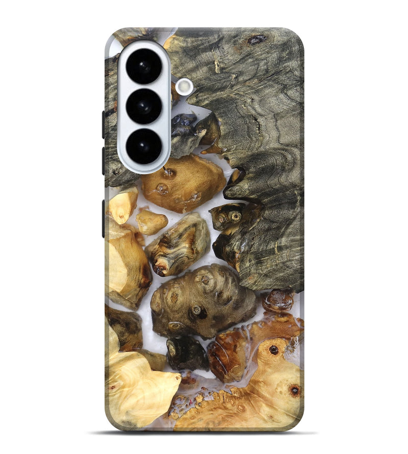 Galaxy S26 Plus Wood Live Edge Phone Case - Elenora (Clear, 821918)