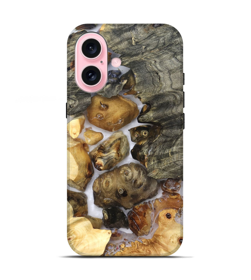 iPhone 17 Wood Live Edge Phone Case - Elenora (Clear, 821918)