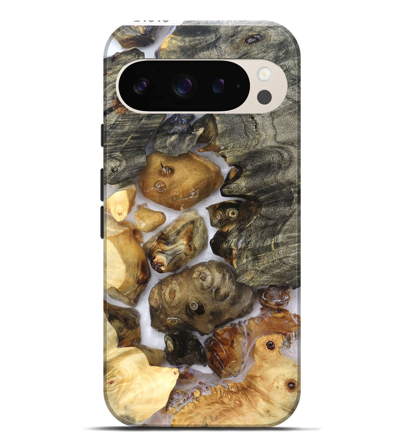 Pixel 9 Pro XL Wood Live Edge Phone Case - Elenora (Clear, 821918)