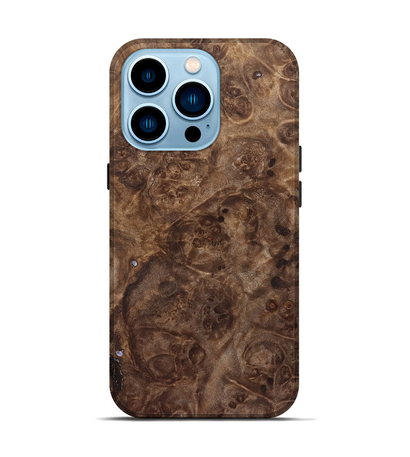 iPhone 14 Pro Wood Live Edge Phone Case - Jed (Wood Burl, 821919)
