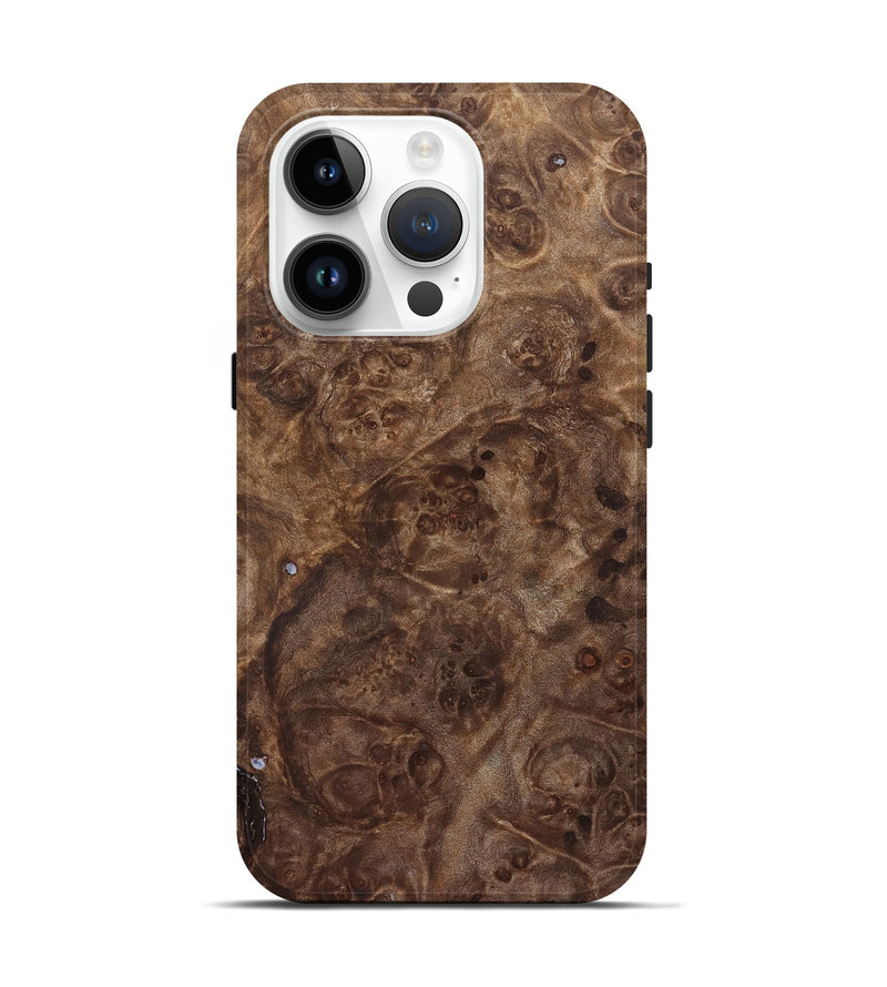 iPhone 15 Pro Wood Live Edge Phone Case - Jed (Wood Burl, 821919)