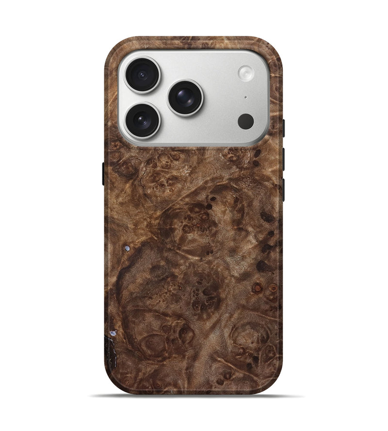 iPhone 17 Pro Wood Live Edge Phone Case - Jed (Wood Burl, 821919)
