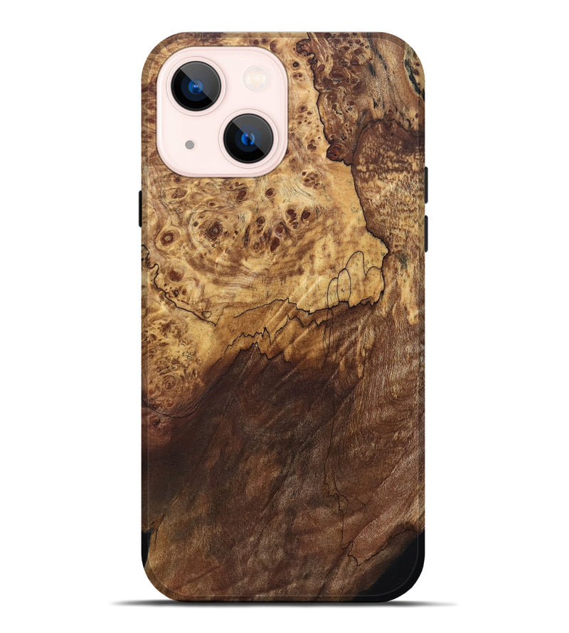 iPhone 14 Plus Wood Live Edge Phone Case - Admiral (Wood Burl, 821920)