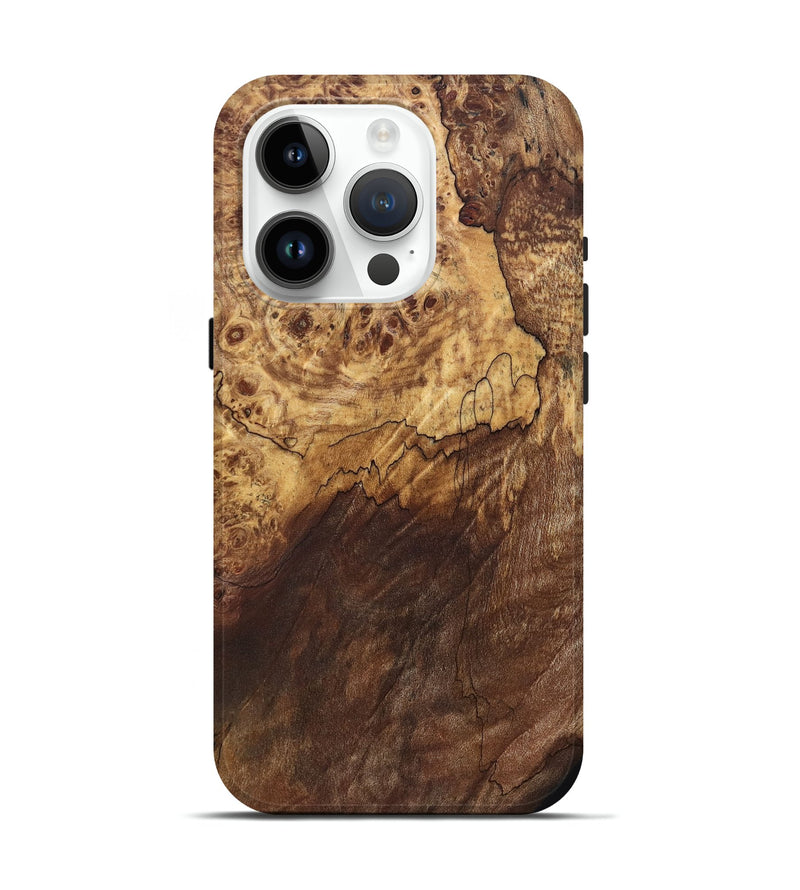 iPhone 15 Pro Wood Live Edge Phone Case - Admiral (Wood Burl, 821920)