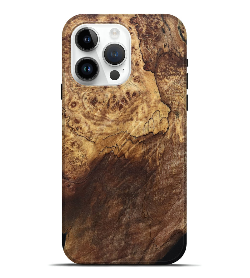 iPhone 15 Pro Max Wood Live Edge Phone Case - Admiral (Wood Burl, 821920)
