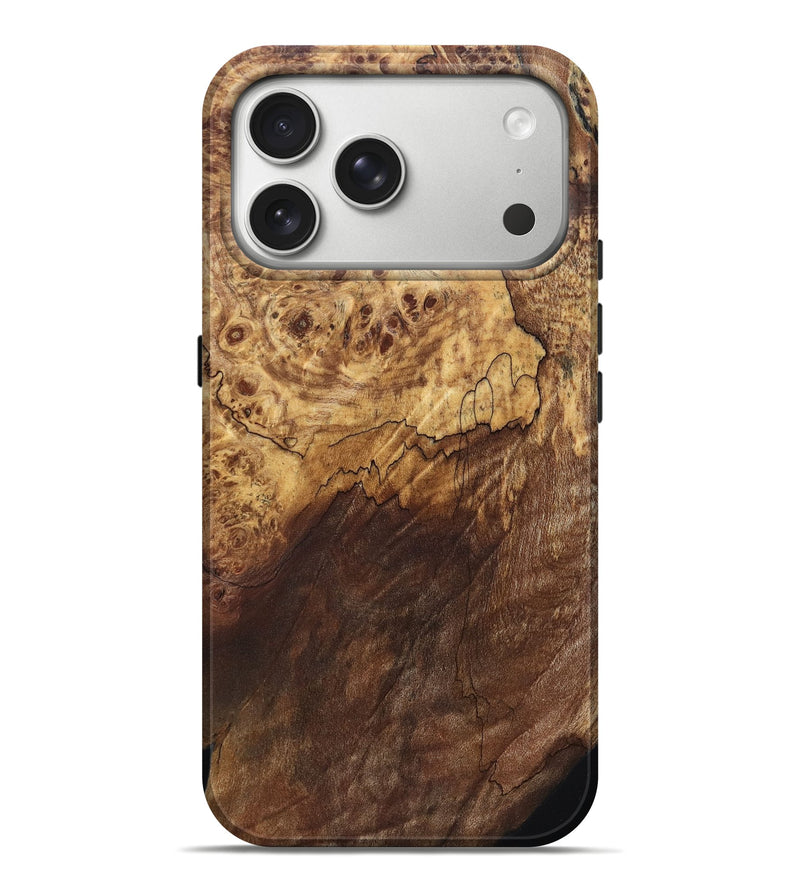 iPhone 17 Pro Max Wood Live Edge Phone Case - Admiral (Wood Burl, 821920)
