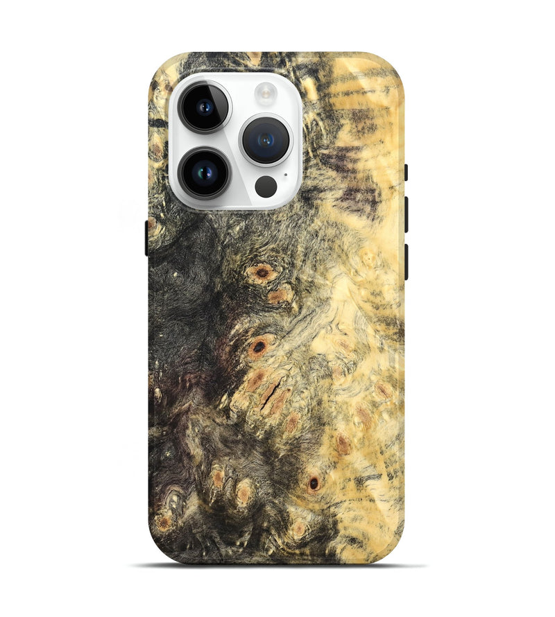 iPhone 15 Pro Wood Live Edge Phone Case - Deonte (Wood Burl, 821921)
