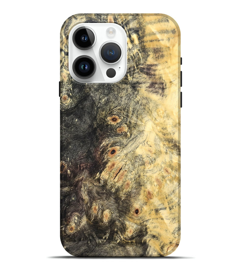 iPhone 15 Pro Max Wood Live Edge Phone Case - Deonte (Wood Burl, 821921)