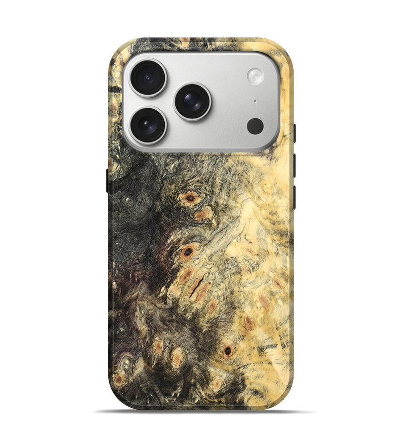 iPhone 17 Pro Wood Live Edge Phone Case - Deonte (Wood Burl, 821921)