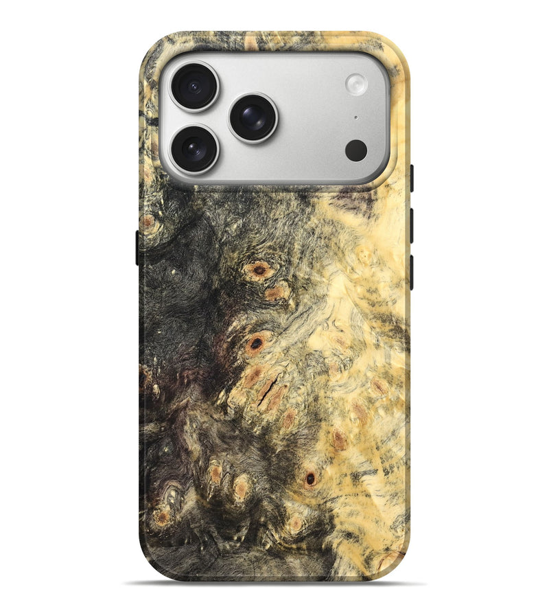 iPhone 17 Pro Max Wood Live Edge Phone Case - Deonte (Wood Burl, 821921)
