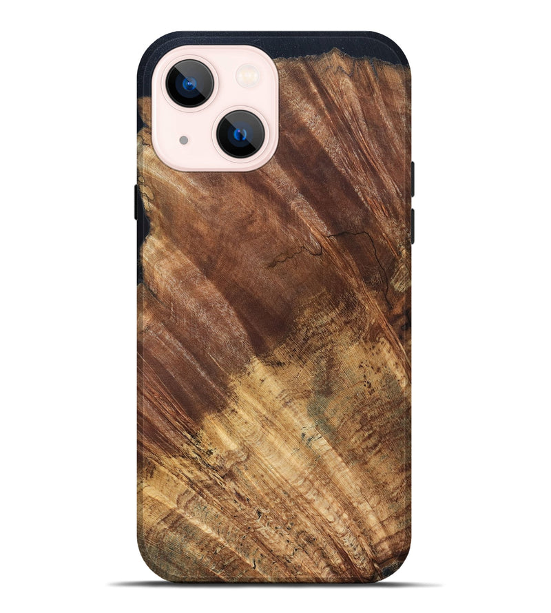 iPhone 14 Plus Wood Live Edge Phone Case - Ensley (Wood Burl, 821922)