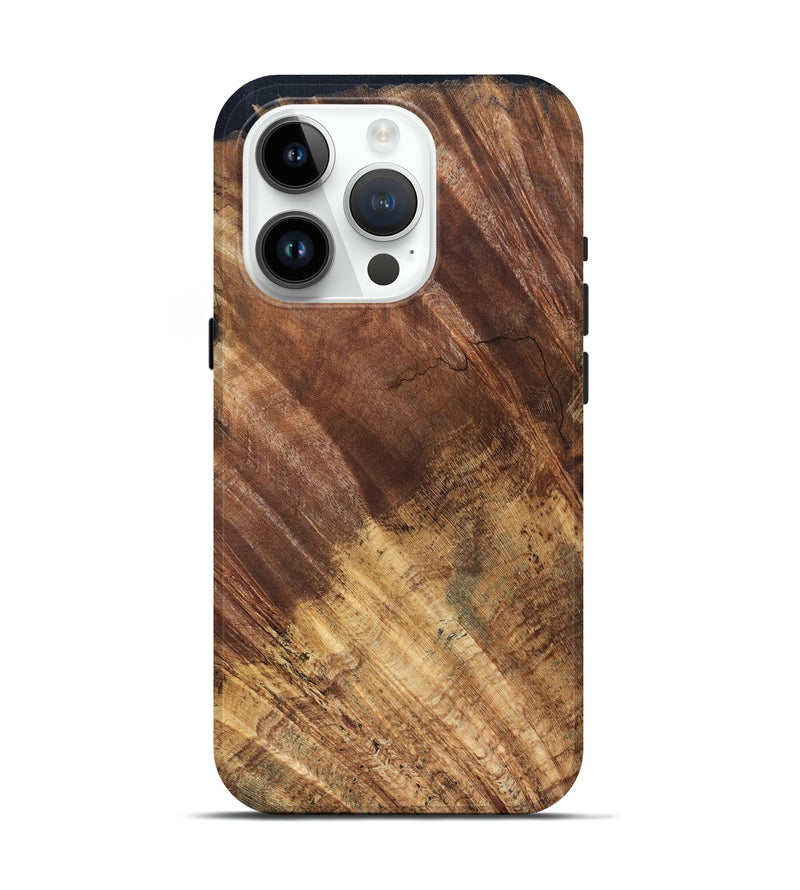 iPhone 15 Pro Wood Live Edge Phone Case - Ensley (Wood Burl, 821922)