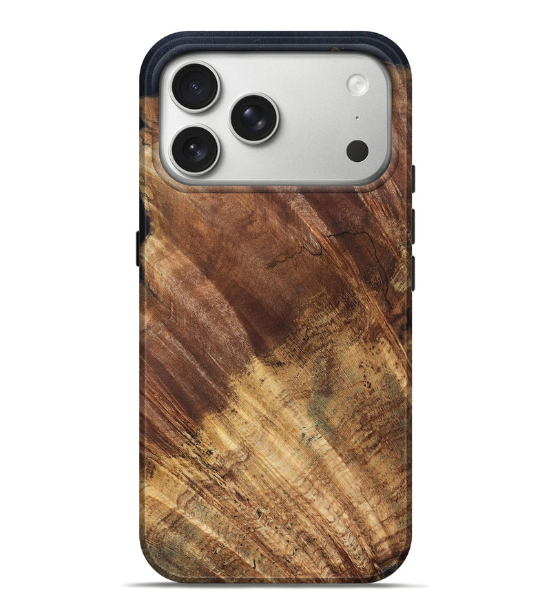 iPhone 17 Pro Max Wood Live Edge Phone Case - Ensley (Wood Burl, 821922)