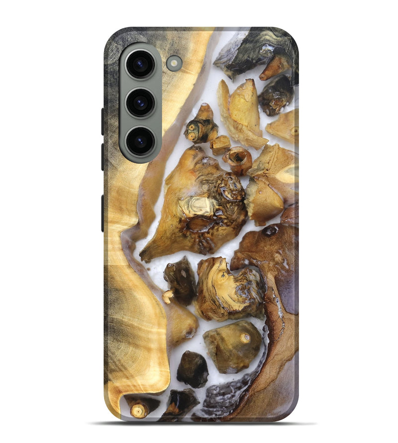 Galaxy S23 Plus Wood Live Edge Phone Case - Shanice (Clear, 821923)