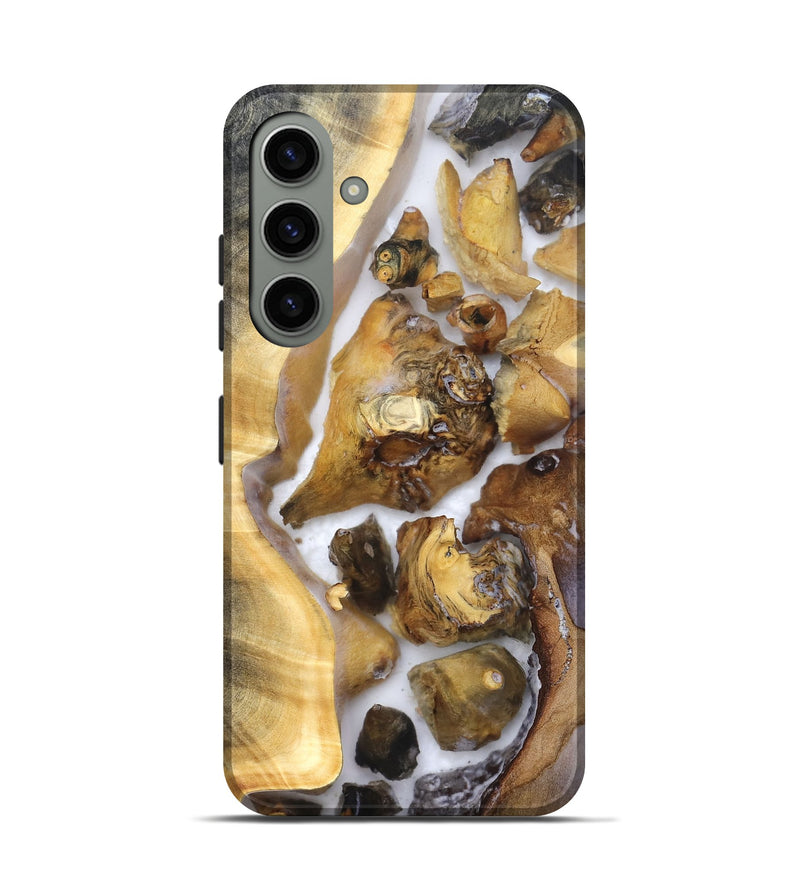 Galaxy S24 Wood Live Edge Phone Case - Shanice (Clear, 821923)