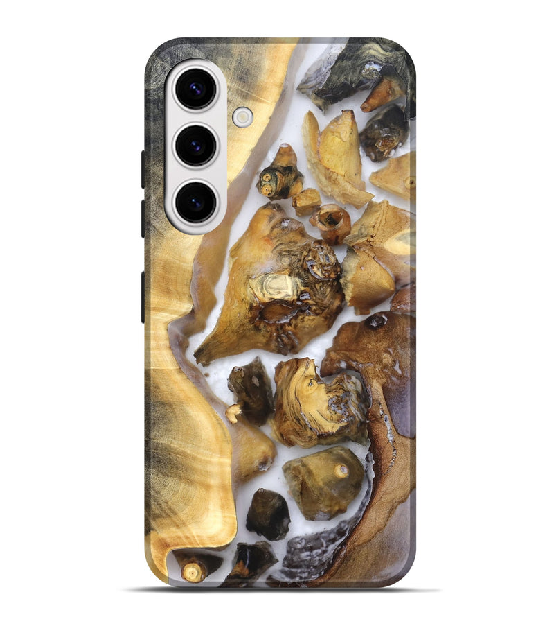 Galaxy S25 Plus Wood Live Edge Phone Case - Shanice (Clear, 821923)